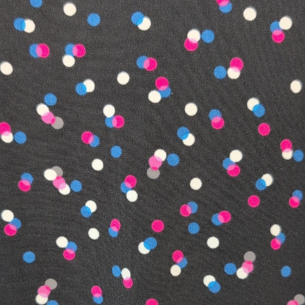 Black Floral Wrap Dress with Pink Accents - Brand - Picture 7 of 13